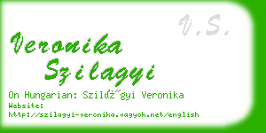 veronika szilagyi business card